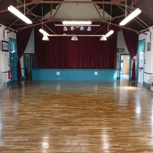 Main Hall looking at stage